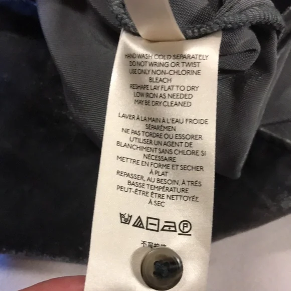 Anthropologie Pilcro Velvet blouse Women S gray Femme Button down Shirt - Picture 9 of 11